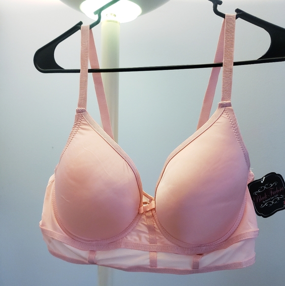 Lovely black fuchsia by secret lace 2pc bra set plus Sz-42C - Picture 9 of 15